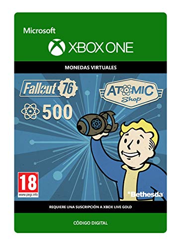 Fallout 76: 500 Atoms | Xbox One - Código de descarga