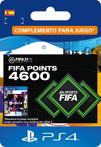 FIFA 21 Ultimate Team 4600 FIFA Points | Código de descarga PS4 (incl. upgrade gratuita a PS5) - Cuenta española