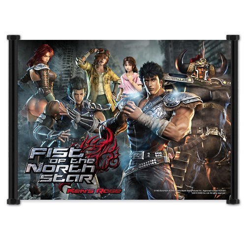 Fist of the North Star: Ken's Rage Game Fabric Wall Scroll Poster (21"x16") Inches by Wall Scrolls
