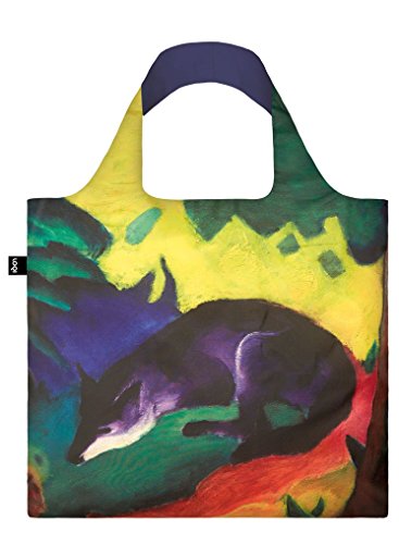 Franz Marc Blue Fox Bag: Gewicht 55 g, GröÃŸe 50 x 42 cm, Zip-Etui 11 x 11.5 cm, Handle 27 cm, Water Resistant, Made of Polyester, Oeko-Tex Certified, Can Carry up to 20 kg