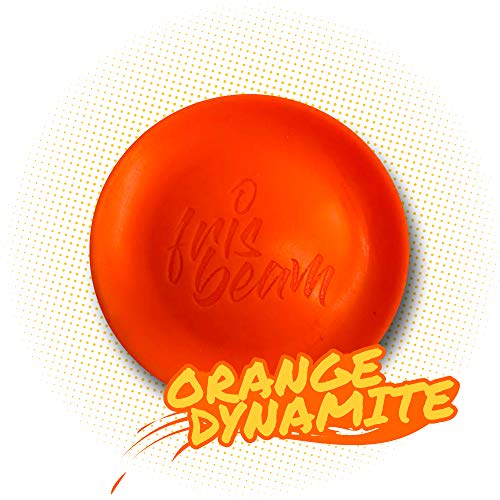 Frisbeam. El Frisbee de Bolsillo 100% Made in France - Disco Volador - Juego de Playa - Discos Deportivos - Ultra Light Discraft (Naranja)