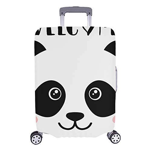 Funda de Equipaje para Mujer Panda Blanco y Negro de China Funda Lavable Duradera Se Adapta a 28.5 X 20.5 Pulgadas Fundas de Equipaje para Hombres Funda Dura Equipaje Equipaje Maleta Funda Protectora