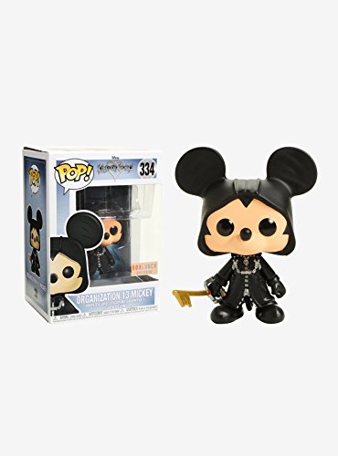 Funko – Disney - Colección Kingdom Hearts, Figura 334 - Mickey Organización 13 con Brillo - Figura Coleccionable