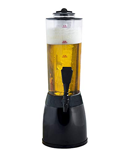 Gadgy ® Dispensador de Cerveza | 3,6 L. Bebidas Drink Dispenser | Compartimiento de Hielo Separado | 53 cm Gadgy ® Dispensador de Cerveza | 3,6 L. Bebidas Drink Dispenser | Compartimiento de Hielo Separado | 53 cm