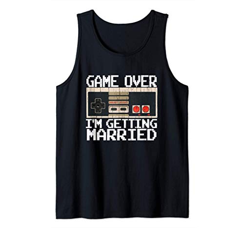 Game Over Im Getting Married Bachelor Party Camiseta sin Mangas