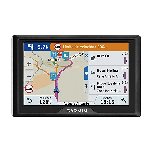 Garmin Drive 40LM Fijo 4.3" TFT Pantalla táctil 144.6g Negro navegador - Navegador GPS (Europa del Sur, 10,9 cm (4.3"), 480 x 272 Pixeles, TFT, Horizontal, SSD)