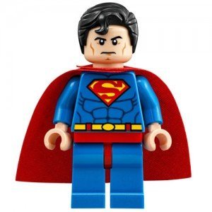 GENUINO Lego DC Superhéroes 2015 SUPERMAN Minifigura - separado de set 76040