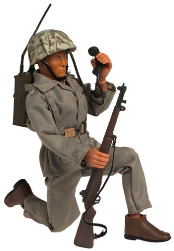 Gi Joe 12 Inch Navajo Indian Navaho Code Talker Figure: Says 7 Different Phrases! In Najavo Code and English! by G. I. Joe