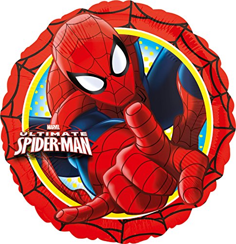 Globo * SPIDER-MAN * Para fiesta de cumpleaños o lema-fiesta // Globo fiesta Helium gas para diseño de Ultimate Spiderman decorativo