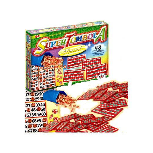 Glooke Selected - Artes gráficos oxidados Tombola Special (48) Juegos de Mesa, Multicolor, 8000888000934 Glooke Selected - Artes gráficos oxidados Tombola Special (48) Juegos de Mesa, Multicolor, 8000888000934