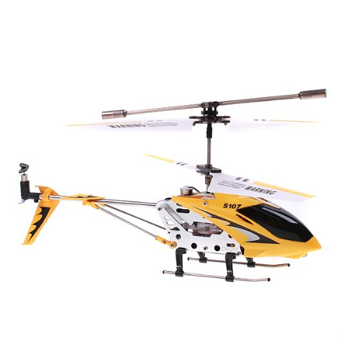 GoolRC- S107G RC Helicóptero S107G Color Amarillo Syma