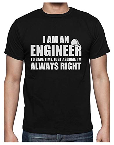 Green Turtle T-Shirts Camiseta para Hombre - Regalo para Ingeniero - I'm an Engineer, I'm Always Right Medium Negro Green Turtle T-Shirts Camiseta para Hombre - Regalo para Ingeniero - I'm an Engineer, I'm Always Right Medium Negro