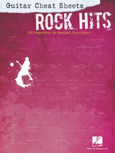 Guitar Cheat Sheets: Rock Hits: 100 Mega-Hits in Musical Shorthand (English Edition)