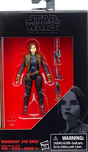 Hasbro Star Wars, 2016 The Black Series, Sergeant Jyn ERSO (Rogue One) Exclusive Action Figure, 3.75 Inches