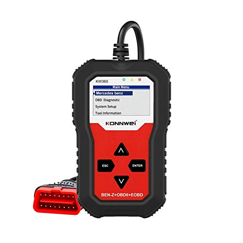 Herramienta de Diagnóstico Escáner de Sistema Completo del Vehículo del Coche,Portátil Detector de Fallas de Automóvil Lectores de Códigos