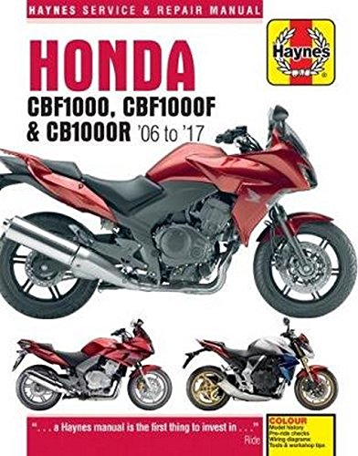Honda CBF1000 & CB1000R ('06 To '16) (Superbike Service and Repair Manual)