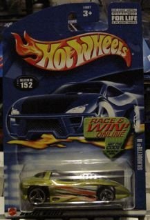 Hot Wheels 2002-152 Silhouette II Olive Mainline by