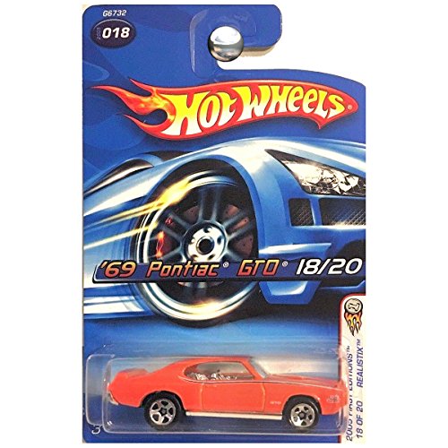 Hot Wheels 2006 #018 Orange '69 Pontiac GTO 18/20