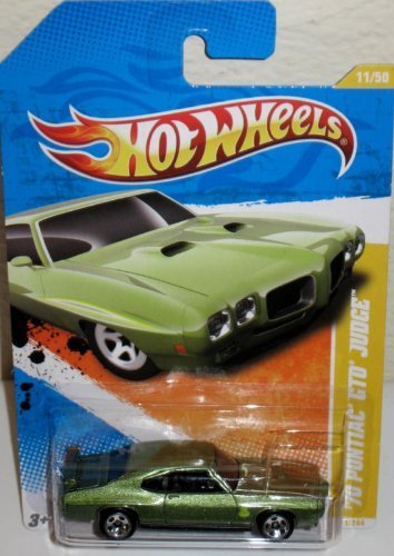 Hot Wheels 2011 New Models Green 1970 Pontiac GTO Judge by Hot Wheels