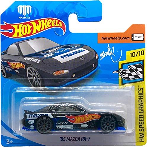 Hot Wheels '95 Mazda RX-7 HW Speed Graphics 10/10 2019 (027/250) Short Card