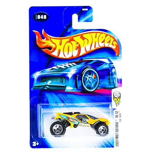 Hot Wheels Mattel 2003 First Editions 1:64 Scale Orange Da Kar Die Cast Car #048 by