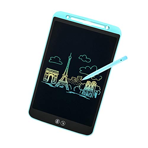 IDEASY Actualice la Tableta de Escritura LCD de Borrado Parcial y Completo de 8.5 Pulgadas, Almohadilla de Escritura LCD para Niños para la Escuela, el Hogar y la Oficina (Azul)