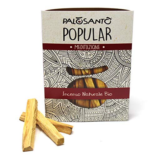 Incienso Natural Palo Santo - Madera Sagrada - Palitos Variedad Popular Suyo - 14 Palitos - para recuperar energía, purificar la casa y Las Habitaciones - Aroma del Alma