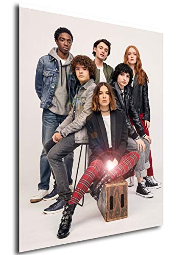 Instabuy Poster - Serie TV - Stranger Things - Cast Characters Manifesto 70x50