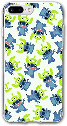 iPhone 8 Plus Case/iPhone 7 Plus Case Stitch Meets Toy Story Printed Case for Girls Women Men New Year 2021