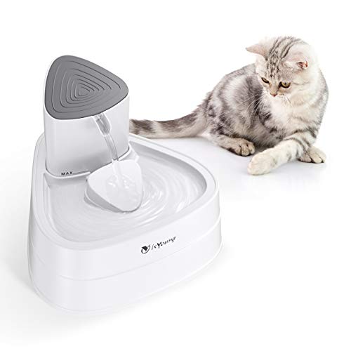 isYoung Fuente para Mascota Fuente Silencioso 3L Gran Capacidad Fuente Agua Gatos con Filtro de Carbón Activado con Luz LED Fuente Automática y Silenciosa para Perros y Gatos (Blanco) isYoung Fuente para Mascota Fuente Silencioso 3L Gran Capacidad Fuente Agua Gatos con Filtro de Carbón Activado con Luz LED Fuente Automática y Silenciosa para Perros y Gatos (Blanco)