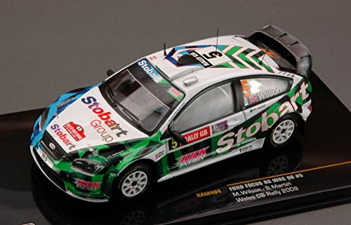 IXO RAM404 Ford Focus RS WRC 08 N.5 Martin/Wilson Wales GB Rally 2009 1:43 Model Compatible con