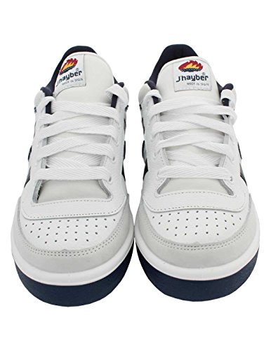 J´hayber 63638, Sneaker Unisex Adulto, Blanco/Azul Marino, 45 EU J´hayber 63638, Sneaker Unisex Adulto, Blanco/Azul Marino, 45 EU