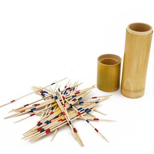 JDS Madera Mikado Recoger Varillas Set en bambú Tubo