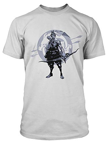JINX Overwatch Hanzo Redemption Through Honor - Camiseta para hombre - Blanco - X-Large