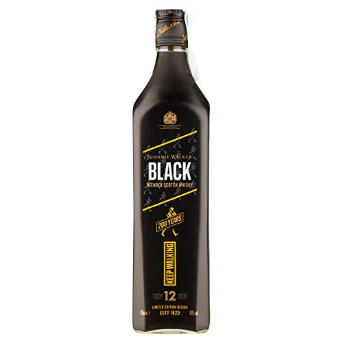 Johnnie Walker Black Label Whisky Escocés - Edición Limitada 200 Aniversario - 700 ml