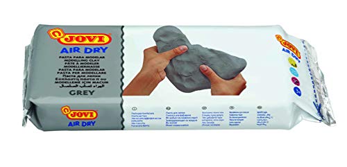 Jovi- Air Dry Pastilla Endurecible para Modelar, Color gris, 1 kilo (86G)