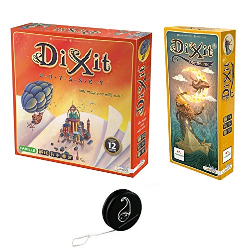 Juego de 2 juegos DIXI: Dixit Odyssey + extensión Daydreams + 1 Yoyo Blumie.