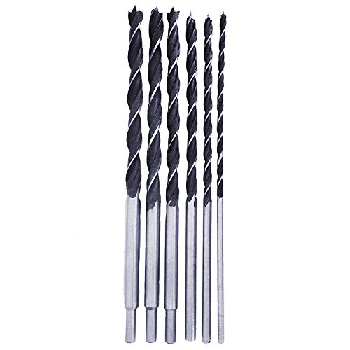 Juego de brocas para madera, 30 cm de largo, para taladros de vigas Juego de brocas para madera, 30 cm de largo, para taladros de vigas