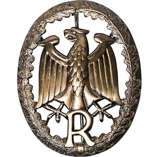 JXS Réplica de la Medalla Alemana de WW2, Medalla de Honor del Soldado Federal alemán, 1: 1 Producción de fundición a presión de aleación de Zinc, colección de Insignias de Pantalla