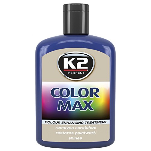 K2  Color MAX Color abrillantador Auto abrillantador Cera abrillantador abrillantador con carn  -  Unión roscada de Cera, gebinde tamaño: 200  ml; Color: Negro
