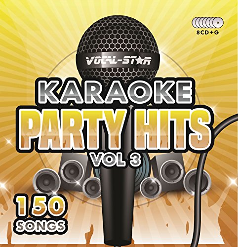 Karaoke Party Hits Vol 3 CDG CD+G Disc Set - 150 Songs on 8 Discs Including The Best Ever Karaoke Tracks Of All Time (Ed Sheeran ,Taylor Swift, Beatles, Frank Sinatra, One Direction & much more