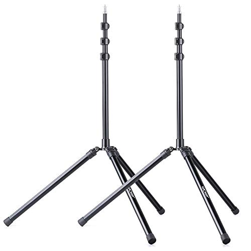 K&F Concept Soporte para iluminación, 2 Pack Tripode de Luz para Fotografía, Soporte iluminacion Fotografia Plegable 200cm y 180° Ajustable y Aluminio Ligero K&F Concept Soporte para iluminación, 2 Pack Tripode de Luz para Fotografía, Soporte iluminacion Fotografia Plegable 200cm y 180° Ajustable y Aluminio Ligero