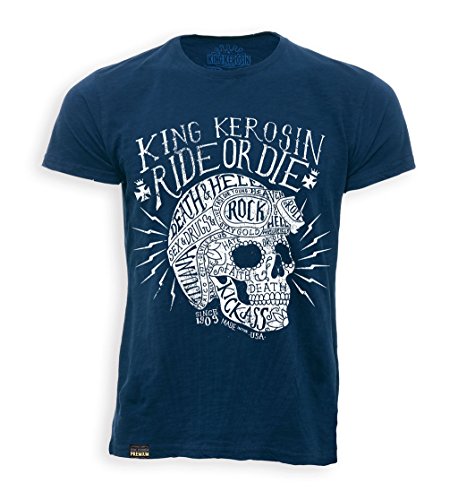King Kerosin T-Shirt Ride or Die Blue