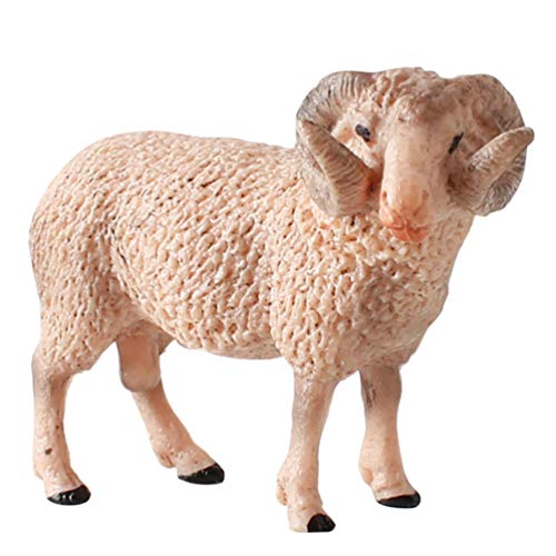 Kisangel Figura de Oveja Juguete Plástico Realista Cuerno Curvado Granja Ovejas Animales Modelo Granero Granja Estatuillas Pequeño Cordero Aves Niños Educación Juguete para La Colección Kisangel Figura de Oveja Juguete Plástico Realista Cuerno Curvado Granja Ovejas Animales Modelo Granero Granja Estatuillas Pequeño Cordero Aves Niños Educación Juguete para La Colección