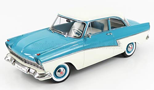 KK Scale KKDC180272 - Ford Taunus 17M P2 1957 Turquoise & White - Escala 1/18 - Modelo Coleccionable