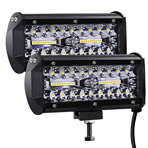 Kraumi Faro Trabajo LED Focos de Coche 12V 7’’ 300W Faros Led Tractor 27,000LM 6000K IP67 Impermeable Off-road Foco de Trabajo LED para Moto ATV SUV Tractor Camión Barco Kraumi Faro Trabajo LED Focos de Coche 12V 7’’ 300W Faros Led Tractor 27,000LM 6000K IP67 Impermeable Off-road Foco de Trabajo LED para Moto ATV SUV Tractor Camión Barco