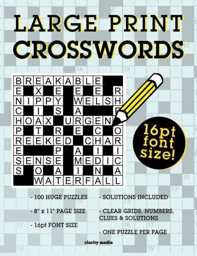 Large Print Crosswords