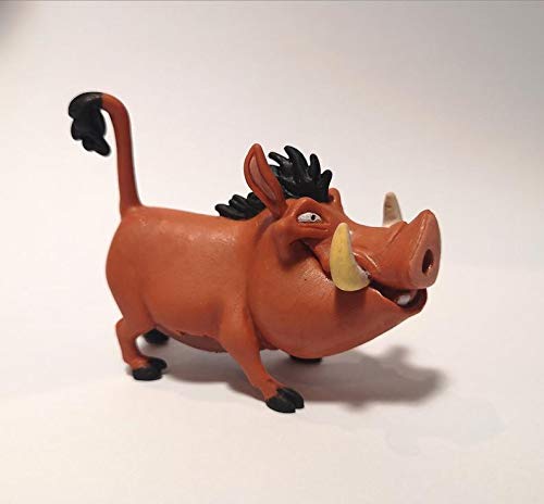 Laure TERRIER Colección de Disney! Figurilla Bullyland Pumba de la película El Rey León, Longitud 8 centímetros