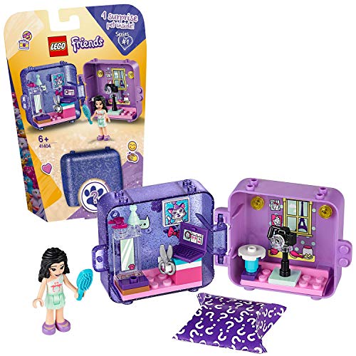 LEGO Friends - Cubo de Juegos de Emma, Caja de Juguete con Accesorios y Mini Muñeca de Emma, Set Recomendado a Partir de 6 Años (41404) , color/modelo surtido