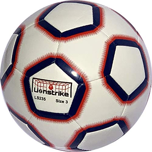 Lionstrike Balón de Fútbol Tamaño 3 Lite - Balón de fútbol de Entrenamiento Ligero para niños/niñas de 3 a 7 años